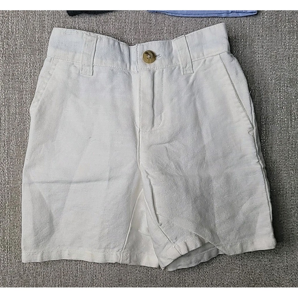 Janie and Jack Lot of Boys 12 to 18 Months Bottoms Linen Cotton Shorts Pants‎ - Picture 5 of 9
